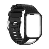 Farfi Soft Silicone регулируема лента за часовници за Tomtom Adventurer Golfer Runner