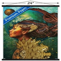 Jena Dellagrottaglia: Космически зодиак - Стенски плакат на Скорпион с магнитна рамка, 22.375 34