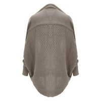 Женски жилетка уютен дълъг ръкав мода свободни ежедневни нови сделки палта khaki s-6xl