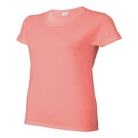 Женска тениска с къс ръкав - нося розово за моя приятел