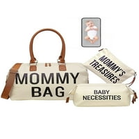 Frontwalk Women Mommy Bags Организатор ПАМЕН ПАМЕН ПАЛЕЦИ МНОГОФУКТИВНИ РАБОТА НА РАМА НОВОБНО БЕБЕ СЛУЧАЙ С ПАД