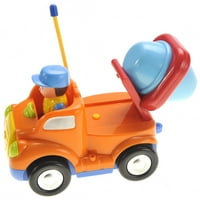 Кукли на кикотене карикатура РК строителна кола за деца-оранжев