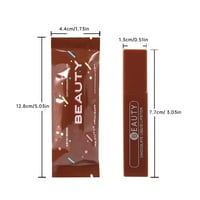 Yinguo Lipstick 2ml и гланцово червило, което не е ръкав за устни шоколадови чаша водоустойчиви пръчки за дълготрайно червило