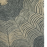 Декмод Дневна Правоъгълник геометрична съвременна площ килим, Светло сиво, 8 '10', - парче