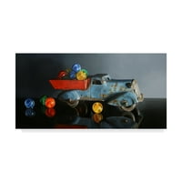 Марка изящно изкуство 'Антична играчка камион' платно изкуство от Сесил Беърд