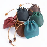 Bestonzon Chic Retro Wallet Stylish DrawString Coin Pouch Simple Mini Bag Bag Fashion Change Bag за ежедневна употреба