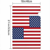 Стандартно покритие на САЩ флаг магнитна поща обхваща обвити писма пост Бо Перфектен за външен дисплей 21× Америка САЩ патриотично единство на нацията, покритие Следбо Летербо