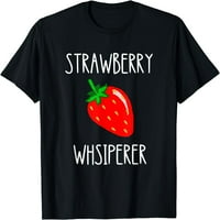 Жени върхове ягода Whsiperer тениска подаръчна екипаж на партита парти за парти тениски