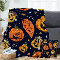Хелоуин декоративно одеяло с калъф за възглавници, одеяло за спалня за спалня,#316,40x58 ''