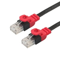 Linyer 1000Mbps Ethernet кабел плосък котешки мрежов кабелен кабелен кабел за рутер черен+син * *