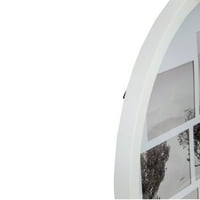 Northlight 20.75 бял кръгъл колаж с слотове за 3. Снимки декор на стена