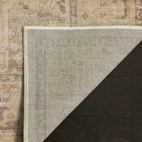 Винтидж Адриан традиционен килим за бегач, камък, 2'2 8 '