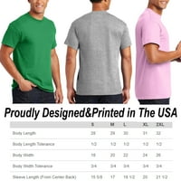 Мъжки Америка звезди Y светло лилава тениска 2x-голяма светло лилаво