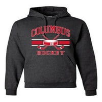 Wild Bobby City of Columbus Hockey Fantasy Fan Sports Unise Hoodie Sweatshirt, Heather Black, XX-Clarge