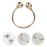Стилен пръстен Моден кръгъл пръстен с обикновен пръстен с деликатен уличен щракане бижута