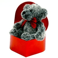 Валентин шоколад ароматно мече в подаръчна кутия във формата на сърце