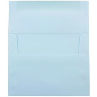 Хартия и плик 4bar A пликове, 1 8, Baby Blue, 25 Pack