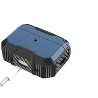 Allytech Airpods Pro 2nd Generation Case, грапав защитен ударен ключодържател безжично зареждане на калъф за поддръжка за Apple Airpods Pro 2nd Gen - Black