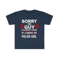 Момче вече взето от горещо полско момиче сродна душа Унисе тениска с - 3хл Полша