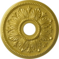 Екена Милуърк 1 8 од 1 2 ИД 3 4 П Единбург таван медальон, ръчно рисувано богато злато