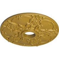 Екена мелница 18 од 1 2 ИД 3 8 п Норуич таван медальон, ръчно рисувани преливащи се Злато