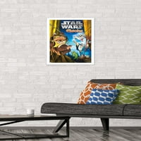 Междузвездни войни: Ewoks - Ключов плакат за стена на изкуството, 14.725 22.375