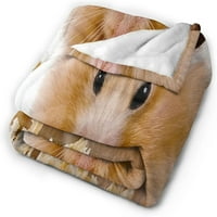 Сладки понички безпроблемно плюшено хвърляне на одеяло утешител Fau Fur Soft Уютен топъл пухкав микрофибър размито одеяло за лег