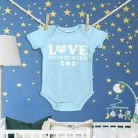 Shop4ever любовта не се нуждае от думи аутизъм осъзнаване на бебето бебешки костюм памук