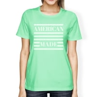Американска изработена мента Уникална декоративна тениска на 4 юли