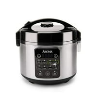 Aroma Professional неръждаема стомана Мулти употреба 12-чарна печка за ориз от 12 чаши за въглехидрати