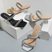 Дамски дамски клин сандали платформа Сандал удобни плажни обувки ластик Глезена каишка ежедневни летни сандали, злато