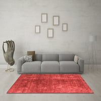 Ahgly Company Indoor Rectangle Oriental Red Industrial Area Rugs, 8 '12'