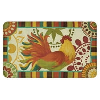 Mohawk Home Painted Spice Rooster Dripro Comfort Kitchen Mat, 18 30