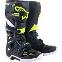 Alpinestars Tech Men Offroad Boots Черно синьо жълто САЩ