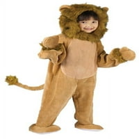Забавен световен костюм на лъвски лъв Хелоуин, за малко дете 3T-4T