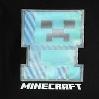 Minecraft Line Sprite Лицензирана тениска с дълъг ръкав