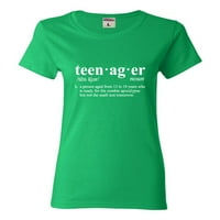 Определение на жените за тийнейджър забавна тийнейджърска тениска