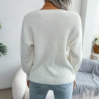 ketyyh-chn пуловери за жени модни дрехи върхове с дълъг ръкав ребро ребро плет пролетен пуловер