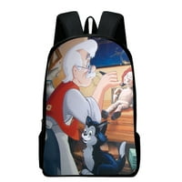 Pinocchio Backpack Специални очарователни карикатури Средни момичета Детска чанта с чанта за писалка за колежи момчета момичета добър подарък за момичета момчета