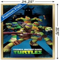 Nickelodeon Teenage Mutant Ninja Turtles - Сглобена стена плакат, 22.375 34