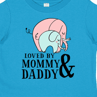 Мастически обичано от мама и татко подарък момче за момче или малко дете тениска