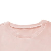 Блузи за жени облечени ежедневни забавни графични риза отпечатана тениска с тениска с къси ръкави с къс ръкав Екзотични върхове Флорална риза за печат Излизане на