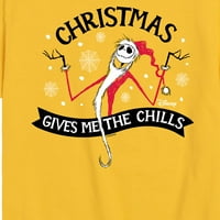 Кошмарът преди Коледа - Коледни втрисане - Графична тениска с малко дете и младежки