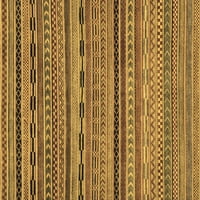 Ahgly Company Indoor Square Oriental Brown Modern Area Rugs, 7 'квадрат