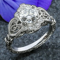 Aufmer Jewelry Holiday Deals Diamond Concroous Party Party Женски пръстени за бижута с цирконова сплав