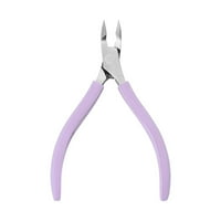 Кожички с ножици ножици Srong Manicure Pedicure Tool Remover Art Art Art Tool, анти приплъзване на силиконова дръжка на кутикула тример салон