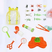 Насекоми Играчки комплект с телескоп насекоми мрежа Открит насекоми наблюдение Бо улавяне комплект детски научни образователни играчки