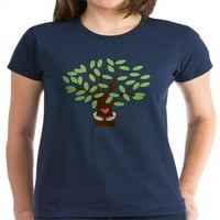 Cafepress - Tree Hugger - Женска тъмна тениска
