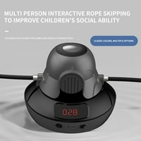 CGLFD клирънс Интелигентен автоматичен въже за пропускане на въже 10-степенна настройка Дистанционно управление Електронно броене Детско обучение за въжето устройс?