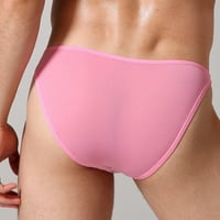 Мъжки кратки памучни бельо къси панталони g-string underpants green, l